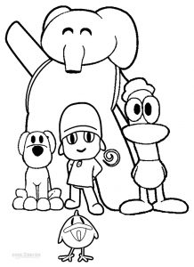 Pocoyo para colorir