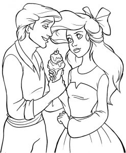 Desenhos da Ariel para Imprimir e Colorir