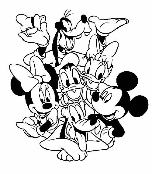 Desenhos da Disney para Colorir