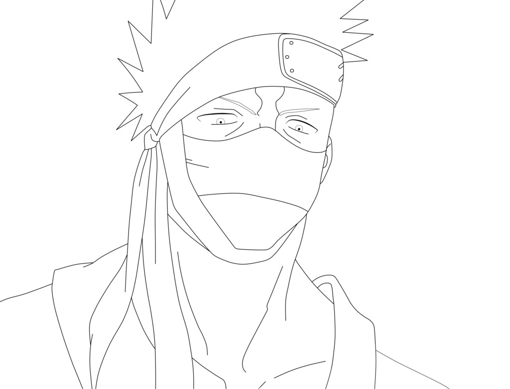 Kakashi para colorir