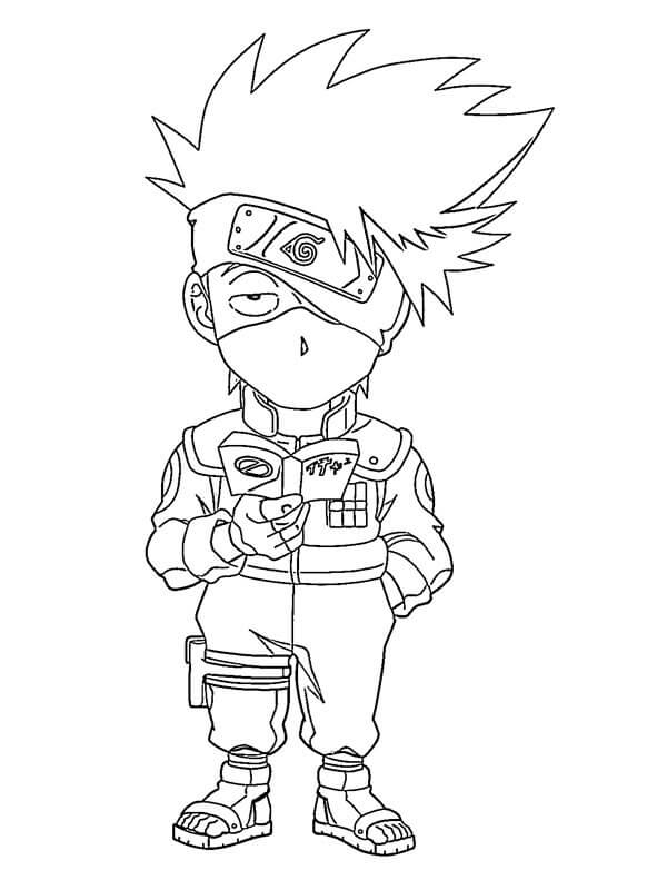 Kakashi para colorir