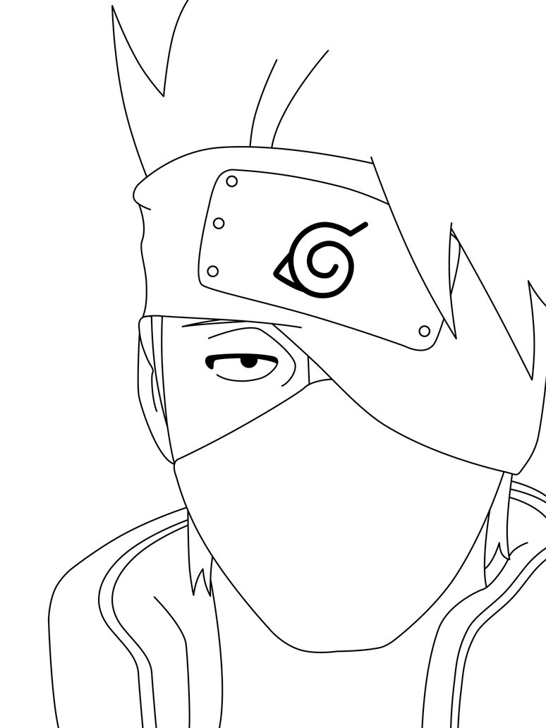 Kakashi para colorir