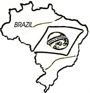 Mapa do Brasil para colorir