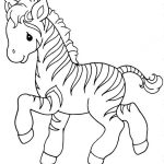 Zebra para colorir