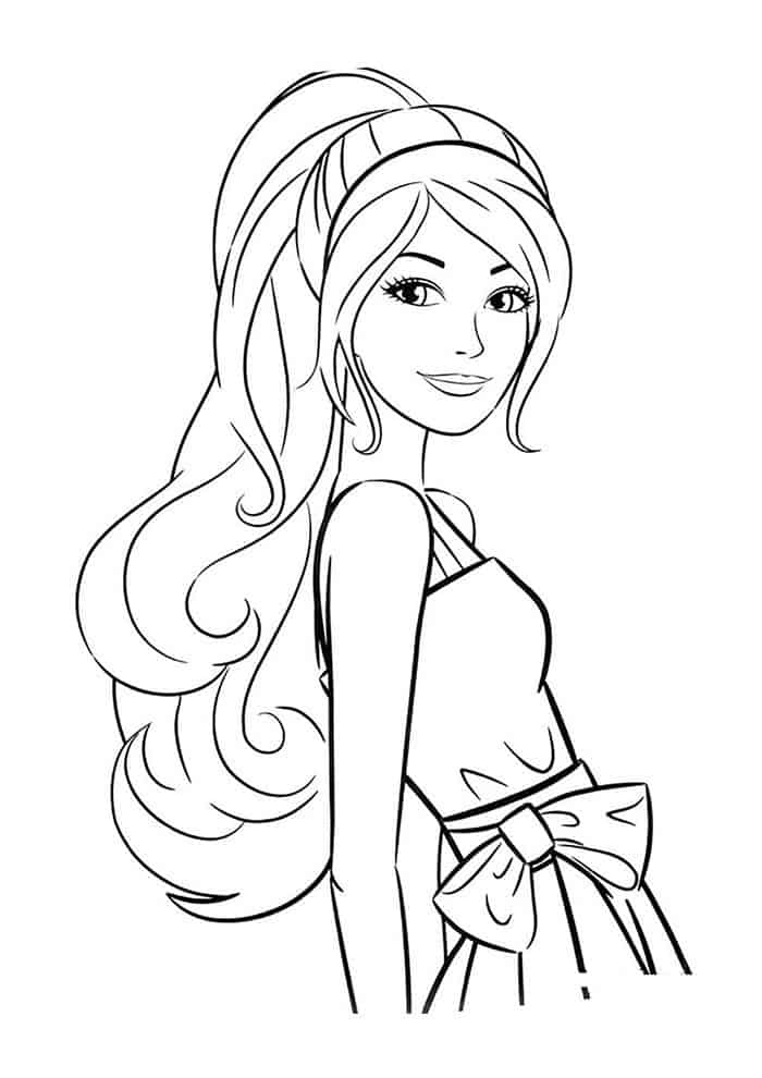 Desenhos da Barbie para colorir