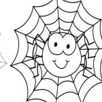 Aranha para colorir e pintar