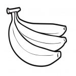 Desenhos de banana para colorir