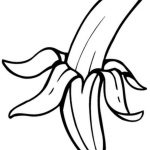 Desenhos de banana para colorir