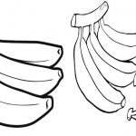 Desenhos de banana para colorir