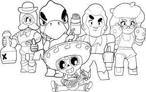 Brawl Stars para colorir