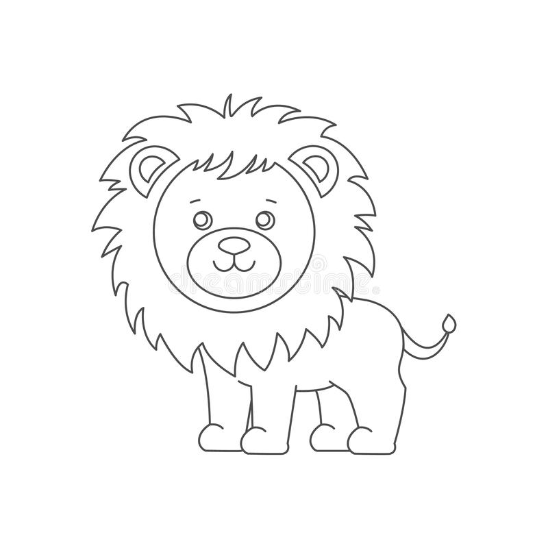 Leão para colorir