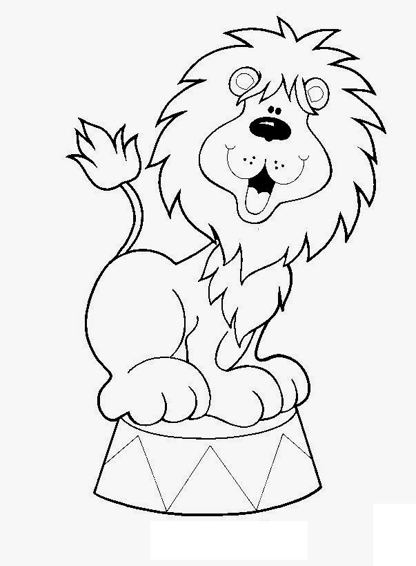 Leão para colorir