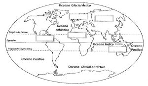 Mapa Mundi para colorir