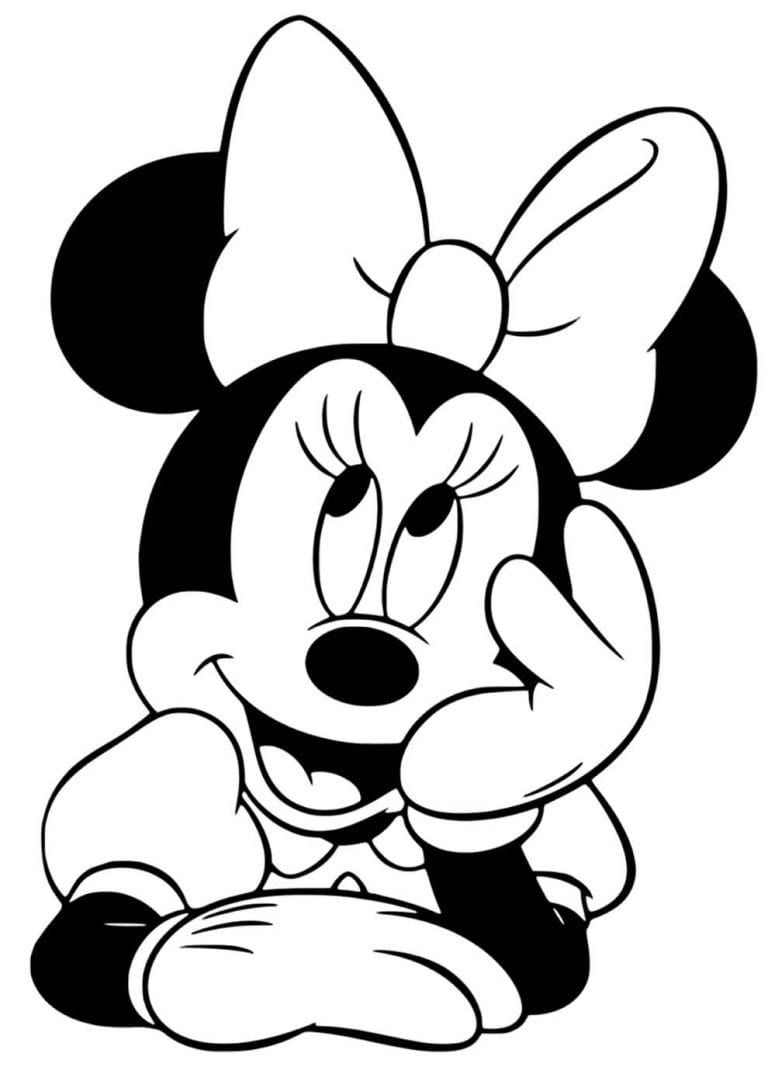 Desenhos para colorir da Minnie