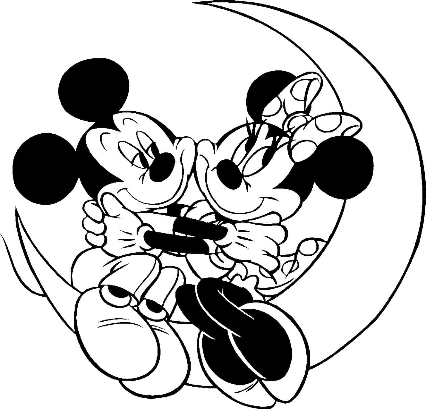 Desenhos para colorir da Minnie