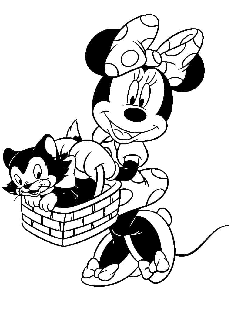 Desenhos para colorir da Minnie