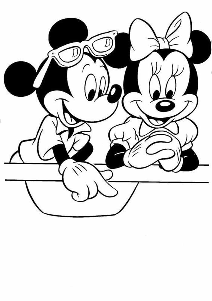 Desenhos para colorir da Minnie