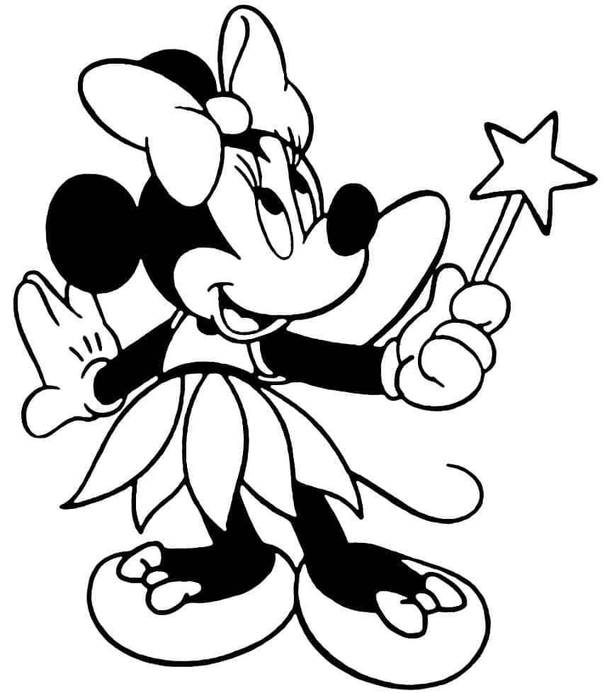 Desenhos para colorir da Minnie