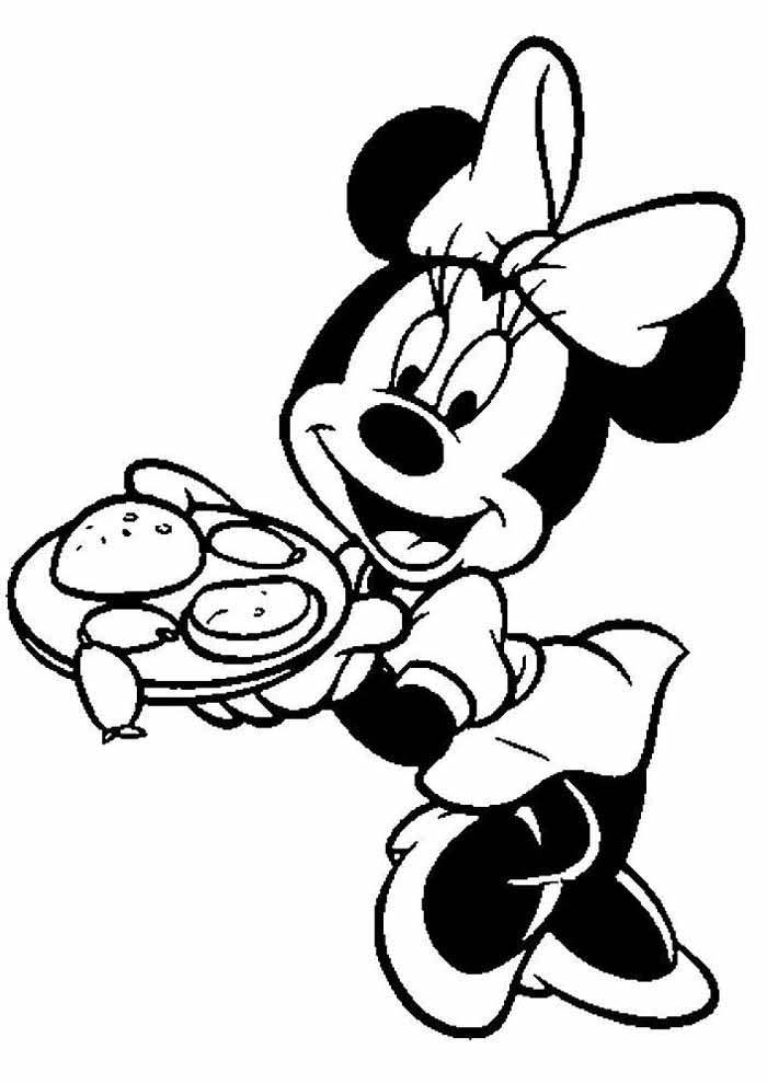 Desenhos para colorir da Minnie