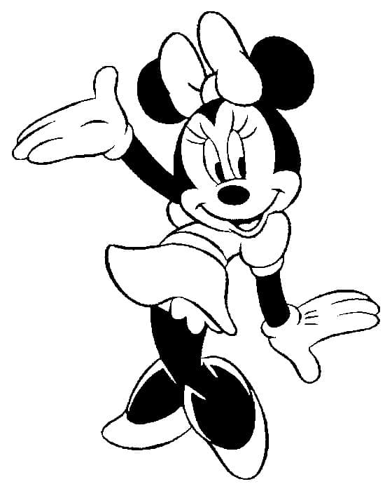 Desenhos para colorir da Minnie