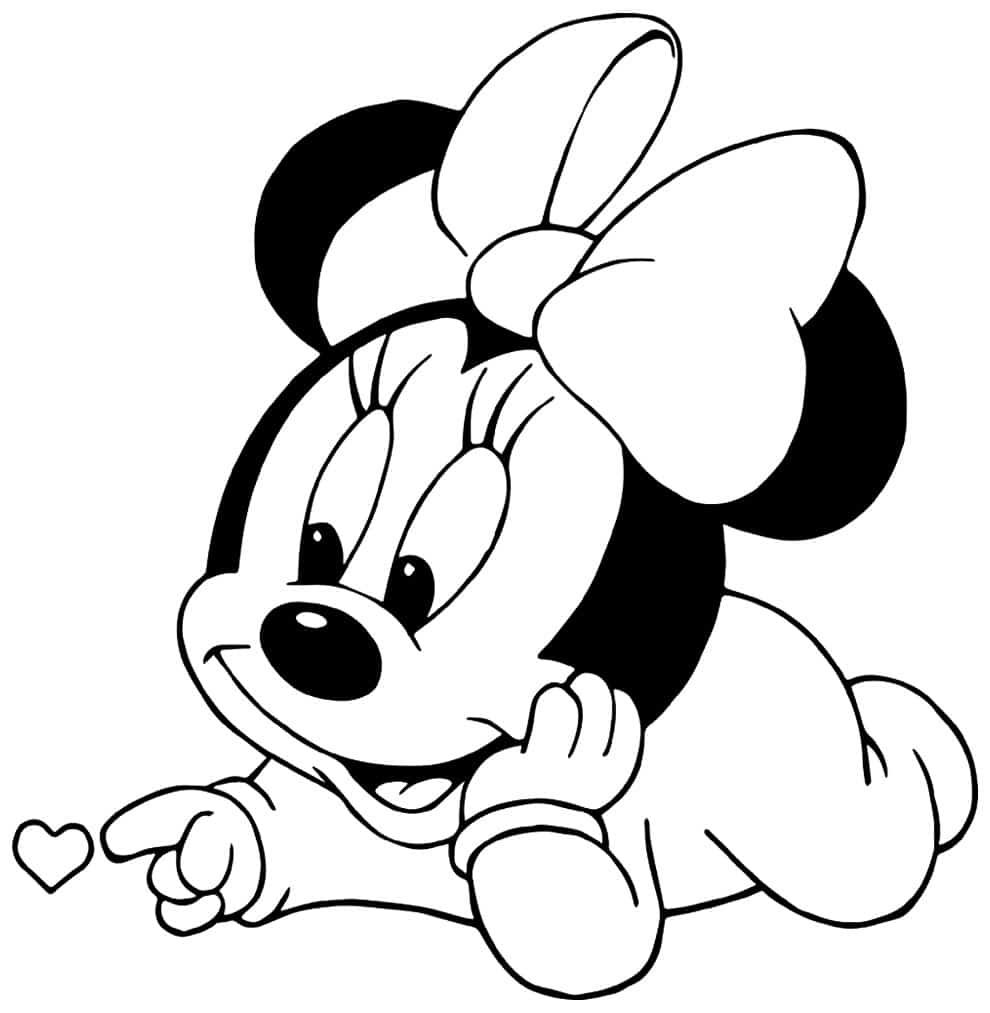 Desenhos para colorir da Minnie