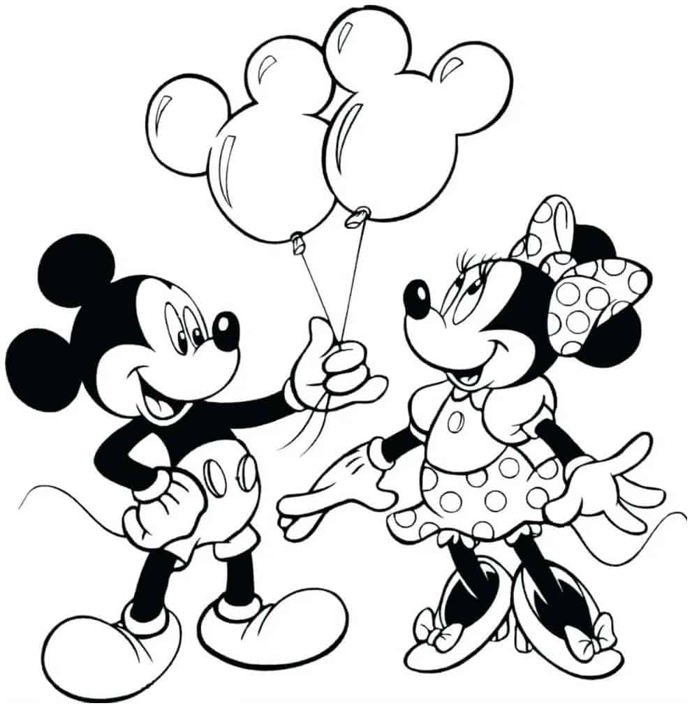 Desenhos para colorir da Minnie