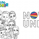 Now United para colorir