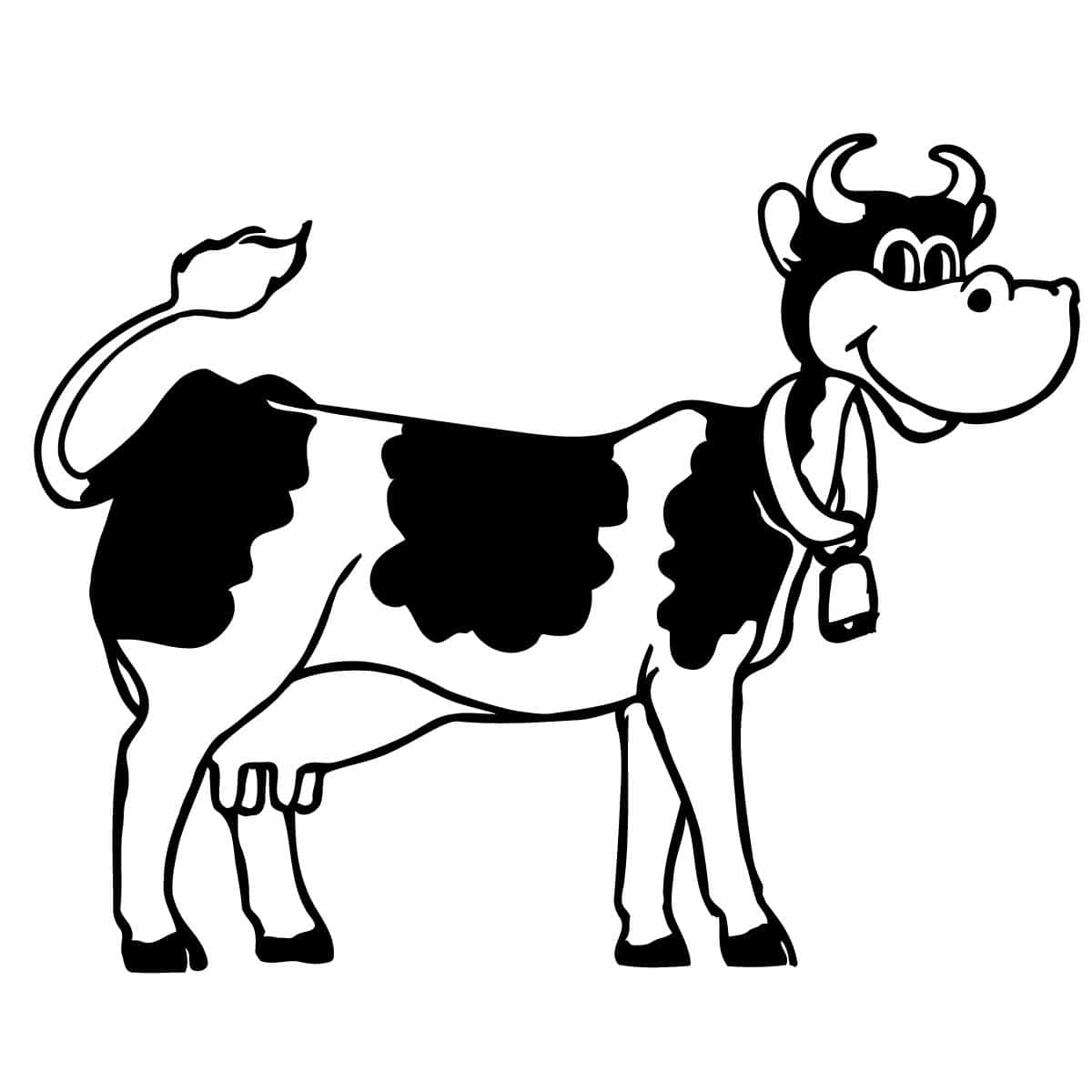 Desenhos de vacas para colorir