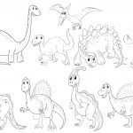 Dinossauros para colorir