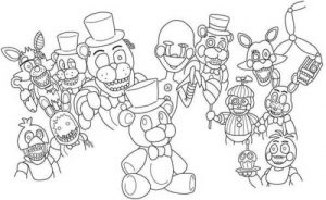 Animatronics para colorir