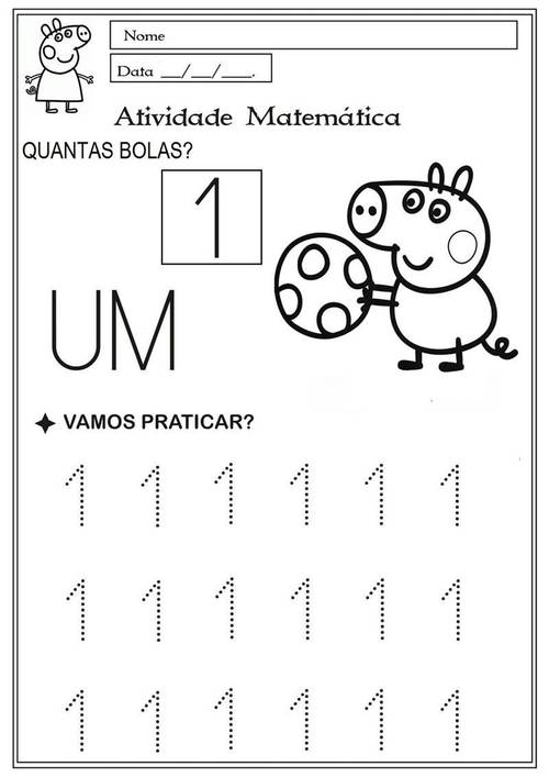 Atividade para educação infantil 5 anos