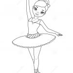 Desenhos de bailarina para colorir