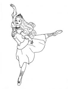 Desenhos de bailarina para colorir