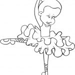 Desenhos de bailarina para colorir