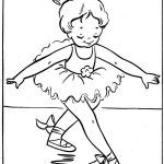 Desenhos de bailarina para colorir