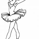 Desenhos de bailarina para colorir