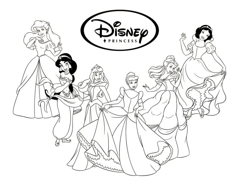 Princesas da Disney para colorir