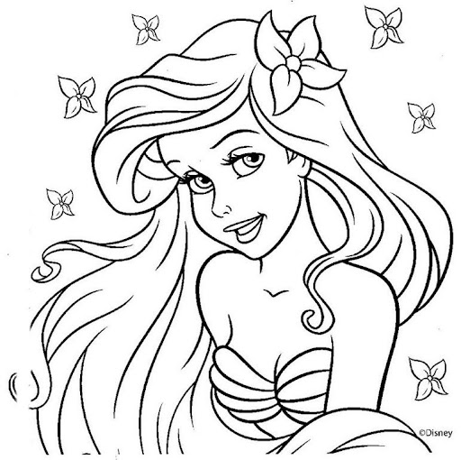 Princesas da Disney para colorir