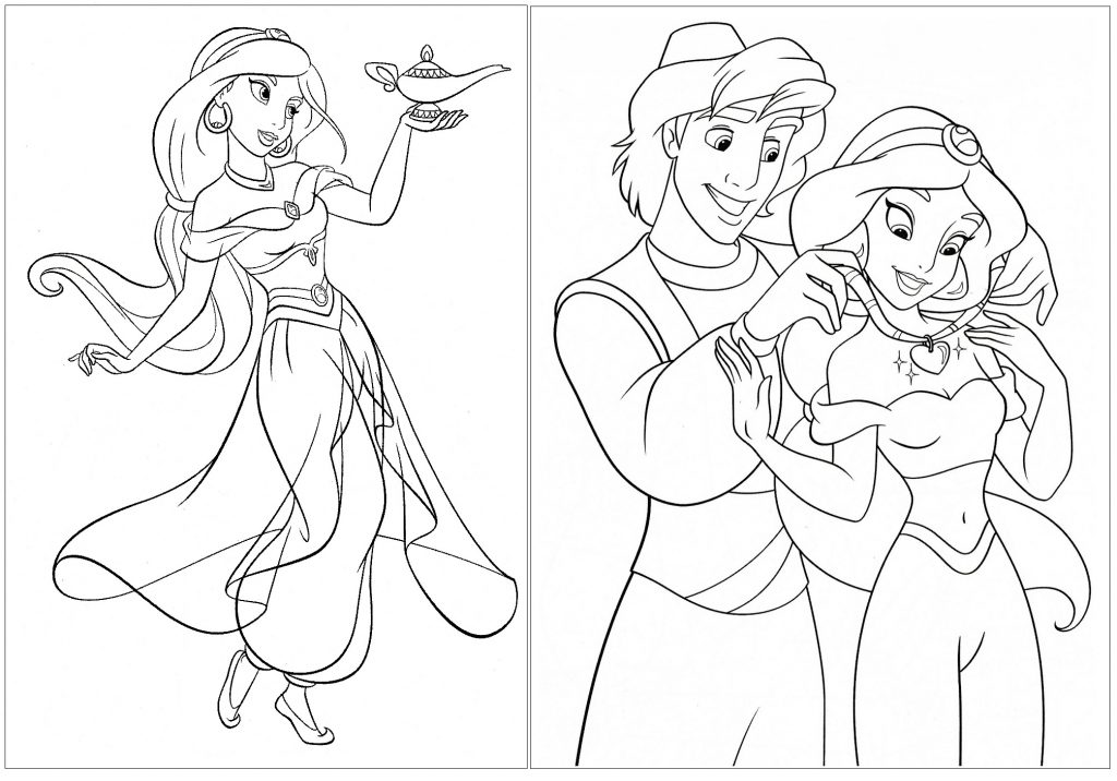 Princesas da Disney para colorir