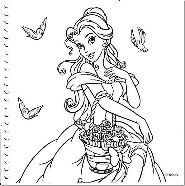 Princesas da Disney para colorir