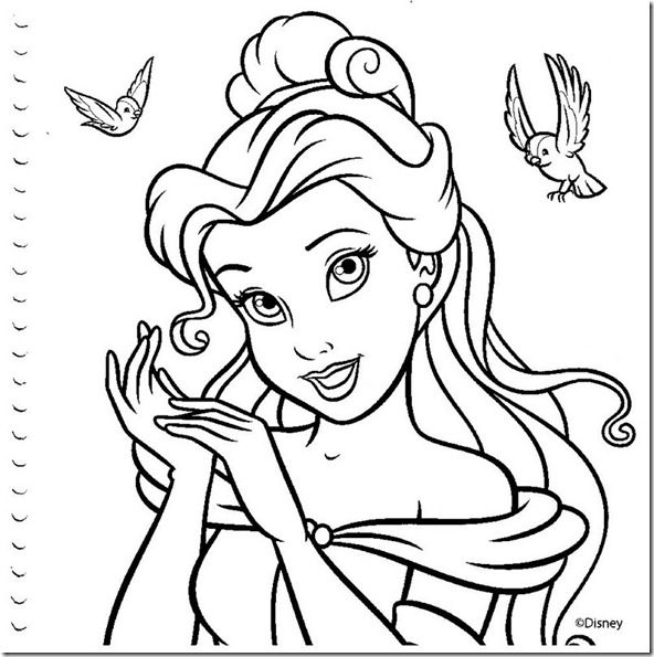 Princesas da Disney para colorir