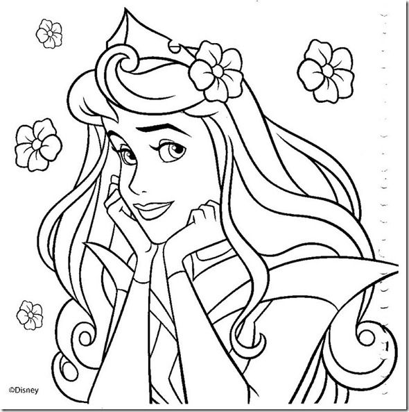 Princesas da Disney para colorir