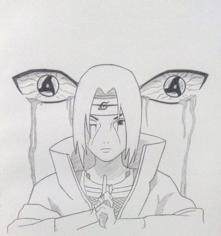 Itachi para colorir