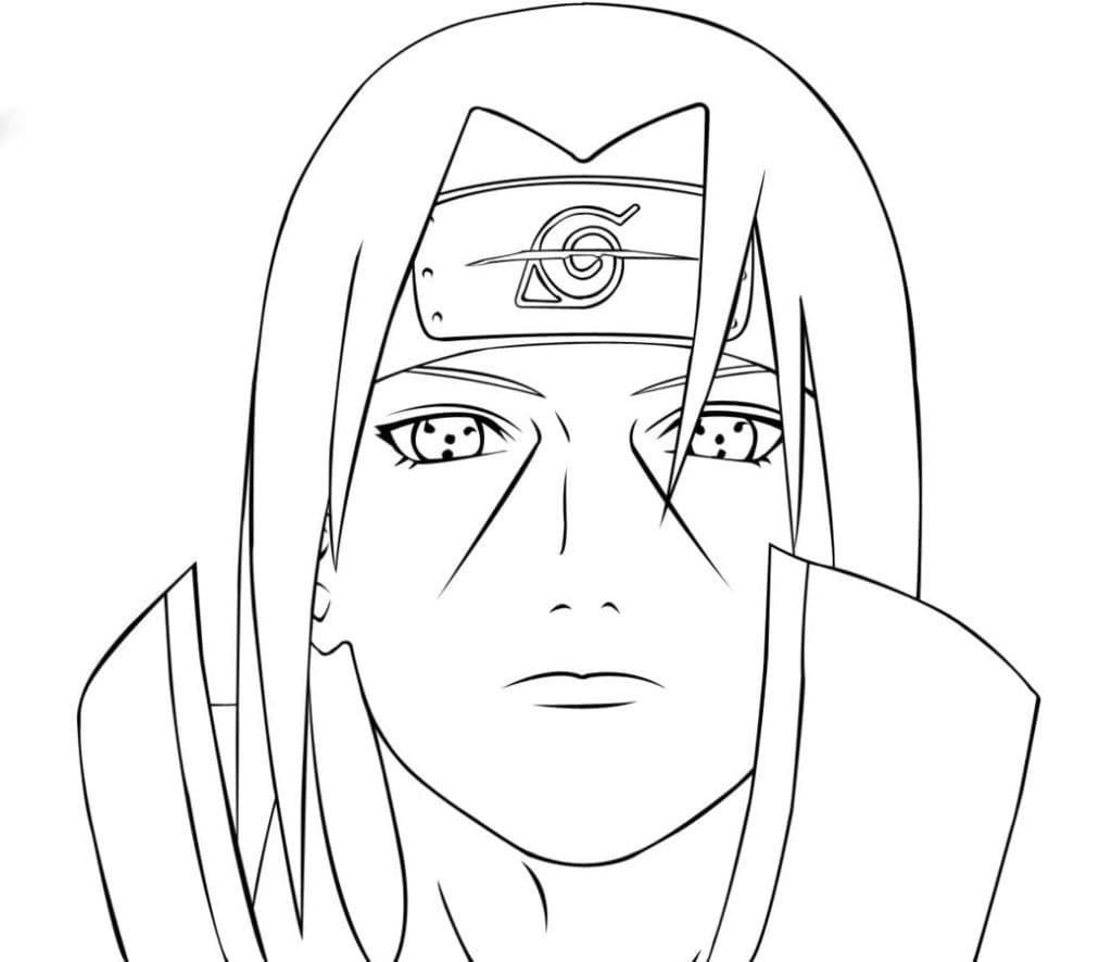 Itachi para colorir