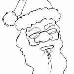 Papai Noel para colorir