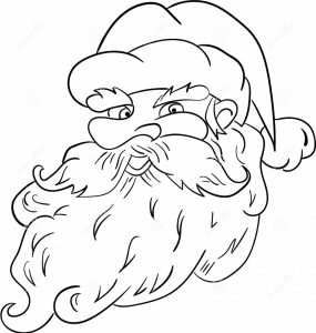 Papai Noel para colorir