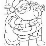 Papai Noel para colorir