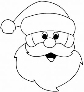 Papai Noel para colorir