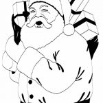 Papai Noel para colorir