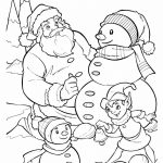 Papai Noel para colorir